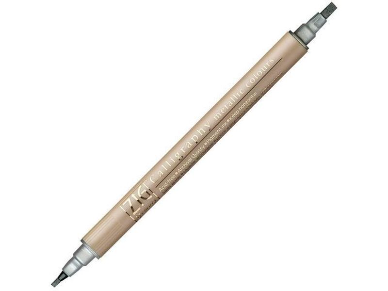 Kalligrafipenna ZIG VL dubbel Silver6/fp