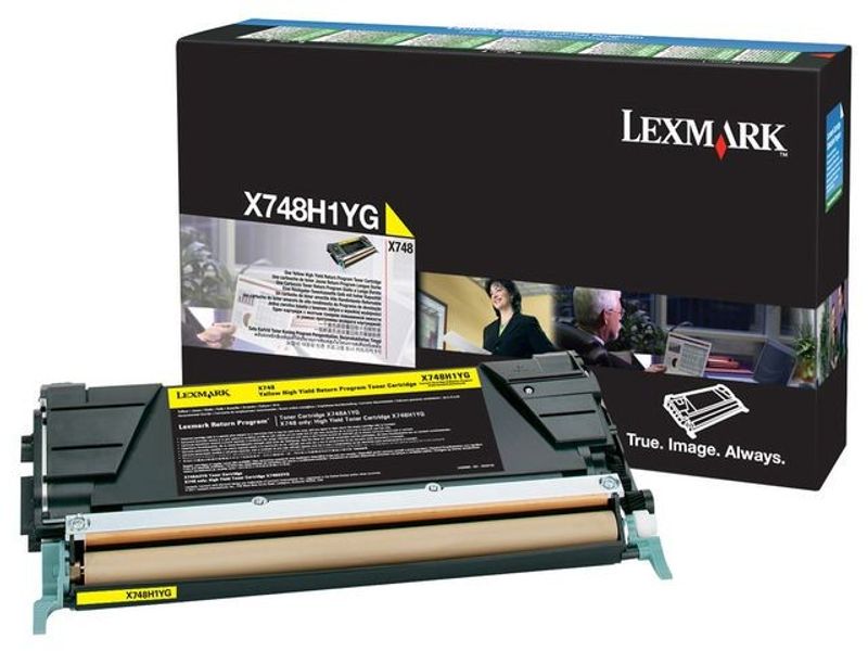 Toner LEXMARK X748H1YG 12K gul