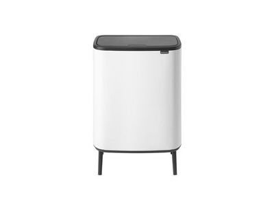 Papperskorg BRABANTIA Bo Touch 2x30L vit