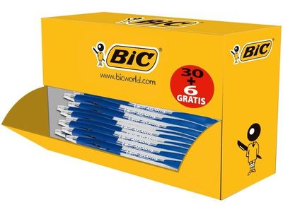 Kulpenna BIC ATLANTIS Värdep. blå 36/fp