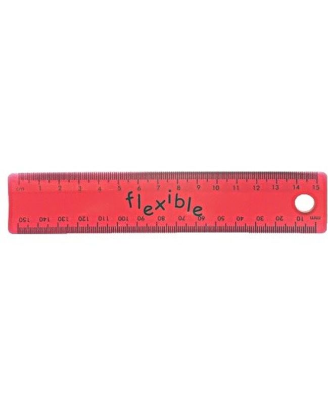 Linjal HELIX Flexible plast 15 cm