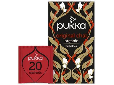 Te PUKKA Svart Original Chai 20/fp