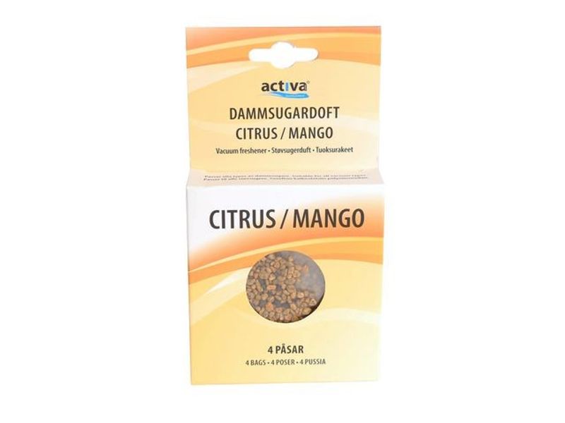 Dammsugardoftkulor Citrus Mango 4/fp