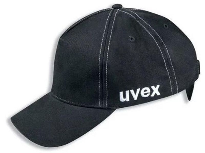 Stötskyddskeps UVEX U-cap svart 55-59cm