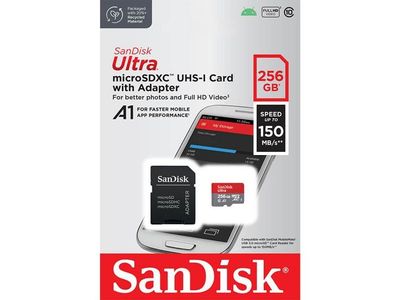 Minneskort SANDISK MicroSDXC Ultra 256GB