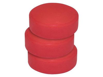 Färgpuckar 57mm, mörkröd 6/fp