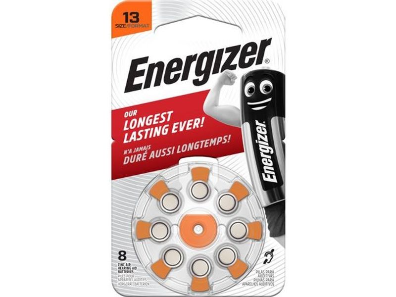 Batteri ENERGIZER hörsel 13 orange 8/fp