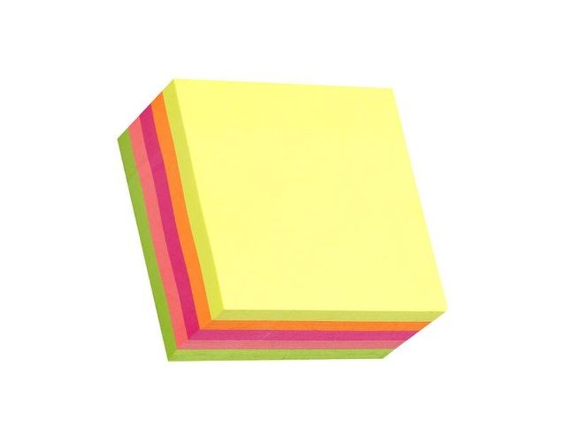 Notes STANDARD kub 76x76mm neon 450bl