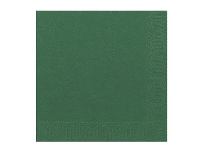 Servett 3-lags 33x33cm mörkgrön 125/fp