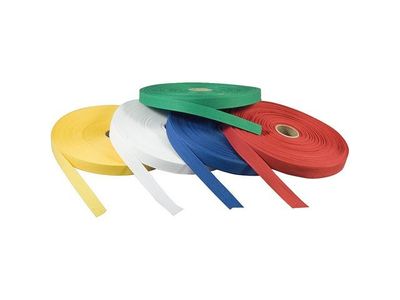 Bomullsband 50mx13mm röd