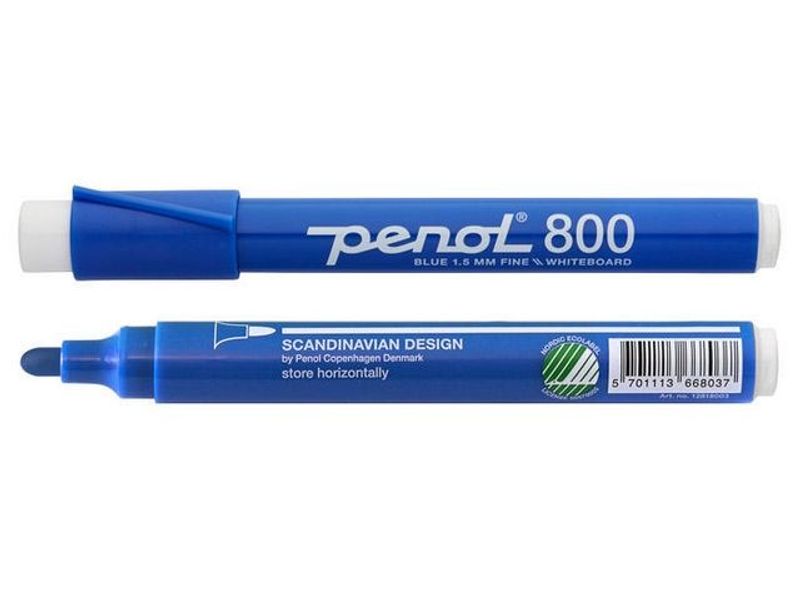 Whiteboardpenna PENOL 800 rund blå