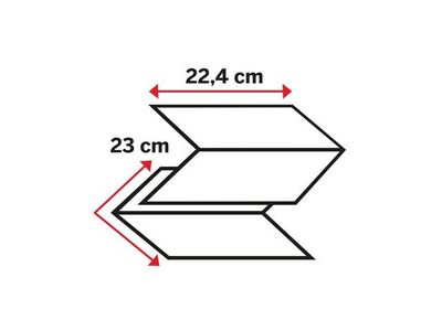 Handduk KATRIN Plus Zig Zag 2 4000/fp