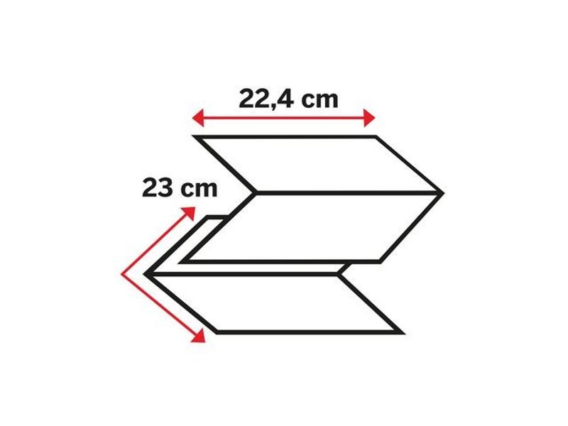 Handduk KATRIN Plus Zig Zag 2 4000/fp