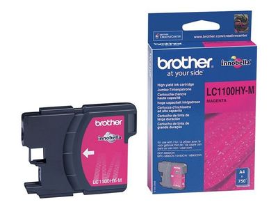 Bläckpatron BROTHER LC1100HYM magenta