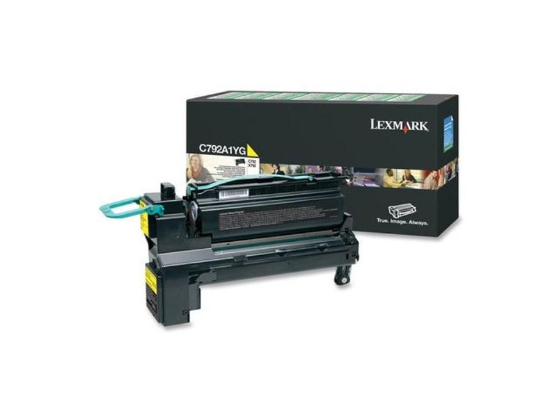 Toner LEXMARK C792A1YG 6K gul