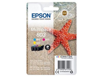 Bläckpatron EPSON T03U 603 3-färg 3/fp