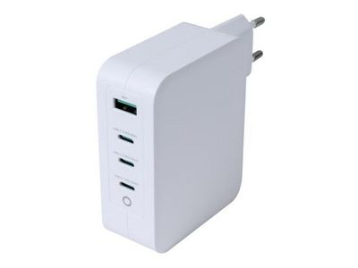 Laddare Vägg DELTACO USB-A/3xUSB-C 100W