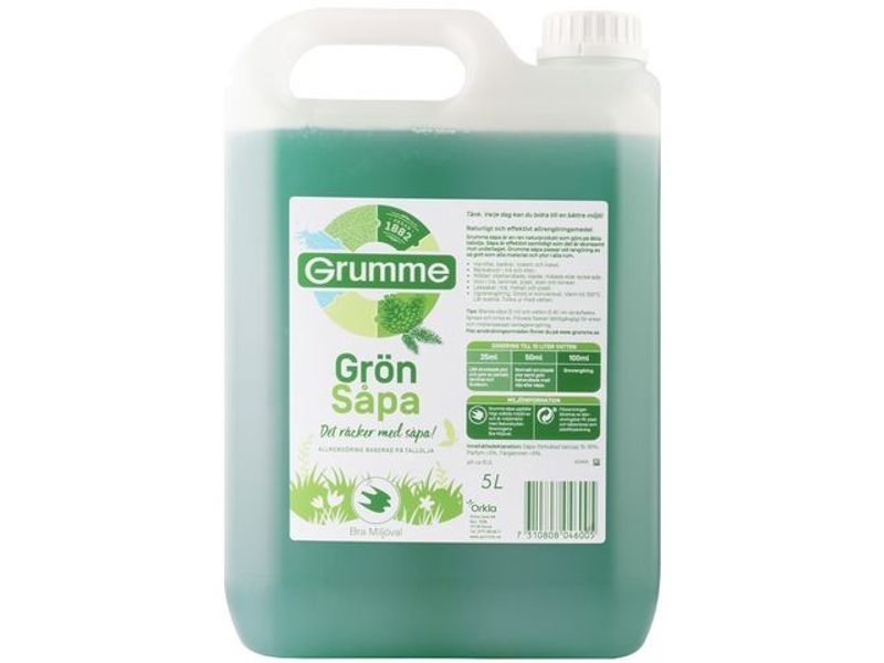 Såpa GRUMME Grönsåpa 5L