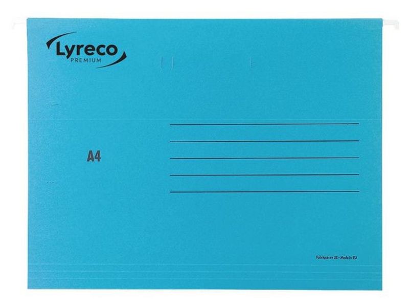 Hängmapp LYRECO premium A4 blå 25/fp