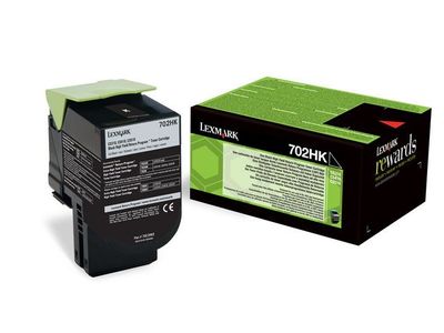 Toner LEXMARK 70C2HK0 702HK 4K svart