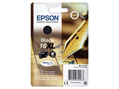 Bläckpatron EPSON C13T16314012 svart