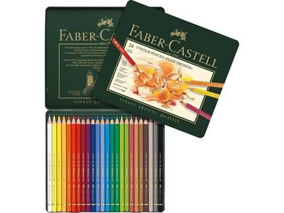 Färgpenna FABER CASTELL Polychroms 24/fp