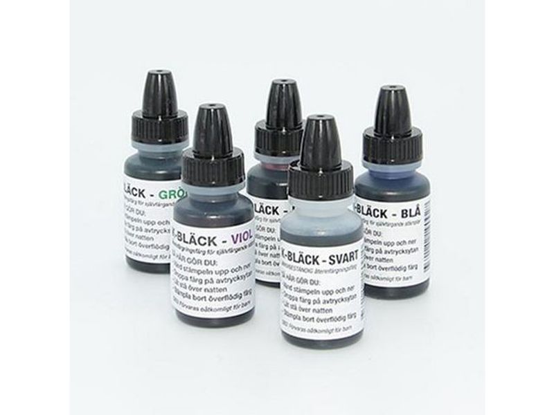 Stämpelfärg STAMKO 10 ml röd