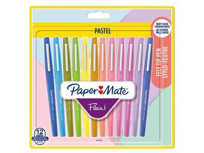 Märkpenna PAPERMATE Flair pastell 12/fp