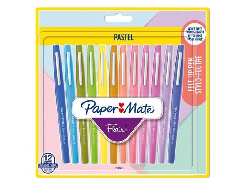 Märkpenna PAPERMATE Flair pastell 12/fp