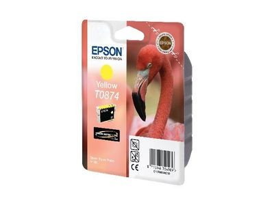 Bläckpatron EPSON C13T08744010 gul