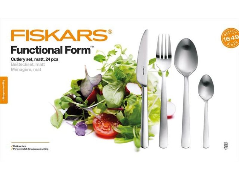 Bestickset FISKARS gåvoask 24/fp