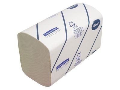 Handduk KLEENEX V-vikt 1860/fp Vit