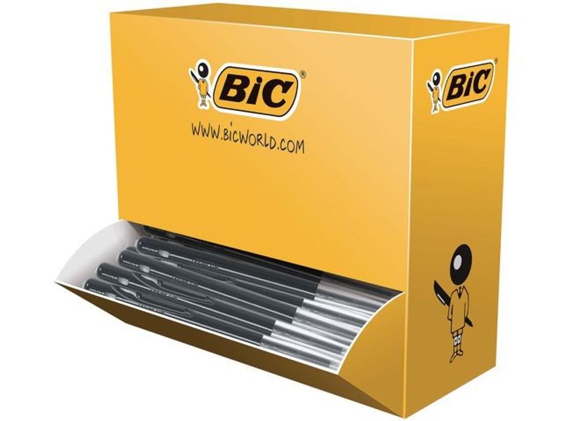 Kulpenna BIC Clic M10 1,0 svart 100/fp