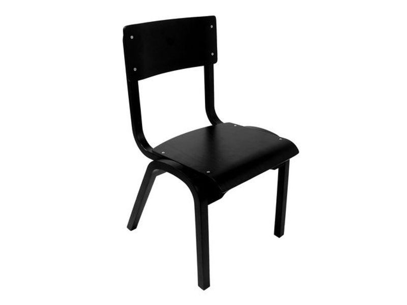 Stol Amanda sitthöjd 35cm Svart