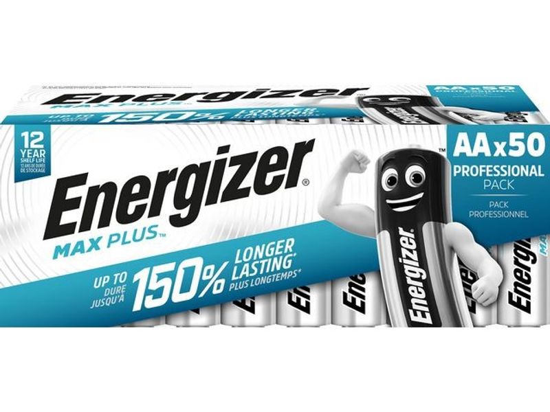 Batteri ENERGIZER Max Plus AA 50/fp