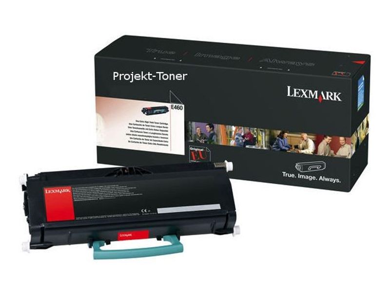 Toner LEXMARK E460X31E 15K svart