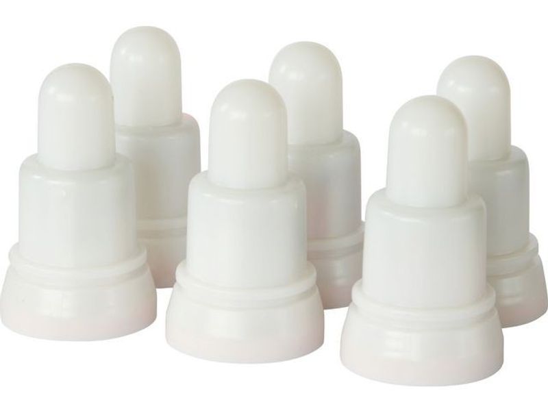 Ledljus DUNI 70x40 mm Vit Reserv 6/fp