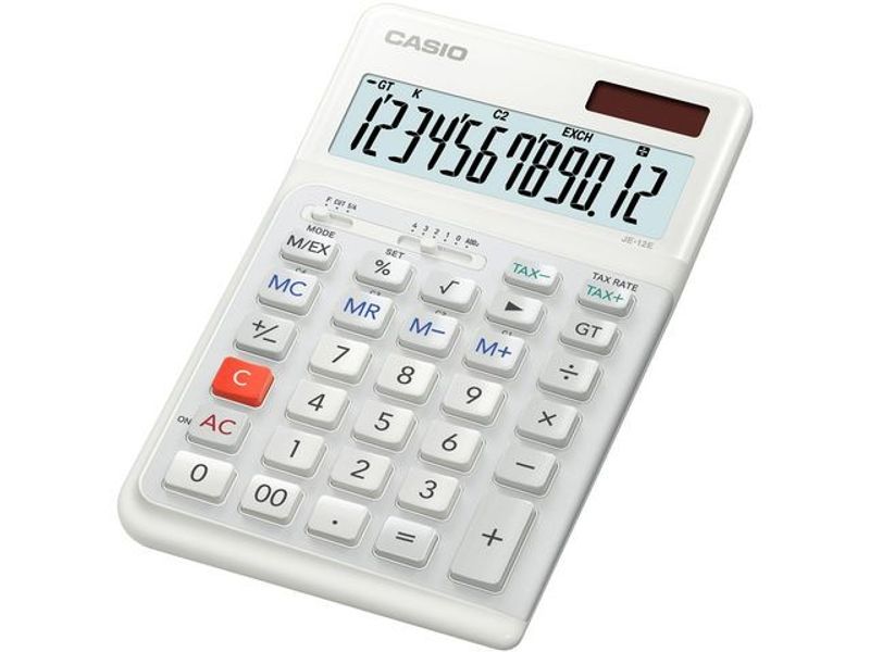 Bordsräknare CASIO JE-12E-WE