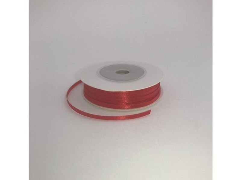Satinband 3mmx30m röd