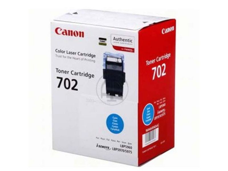 Toner CANON 9644A004 702C 6K cyan