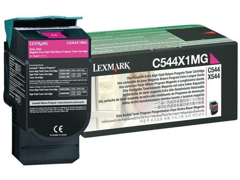 Toner LEXMARK C544X1MG 4K magenta