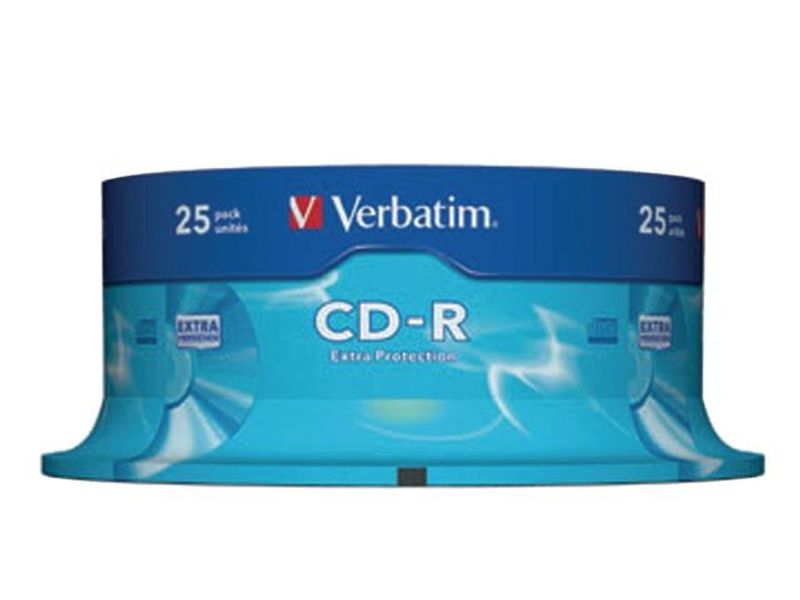 CD-R VERBATIM 700MB 25/fp