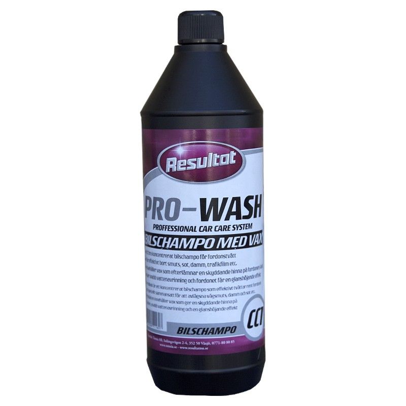 Bilschampo med vax CC1 RESULTAT PRO-WASH 1 L