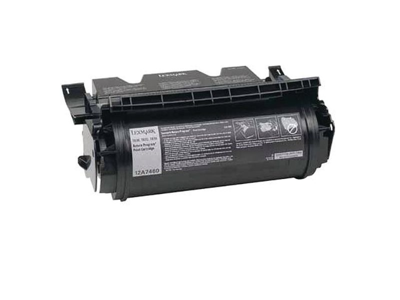 Toner LEXMARK 12A7460 5K svart