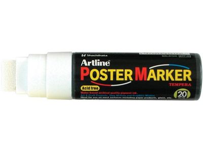 Märkpenna ARTLINE Postermarker 20mm vit