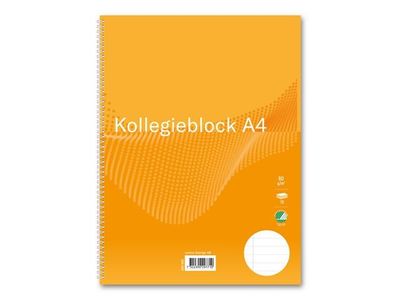 Kollegieblock FW A4 60g 70bl linj h gul