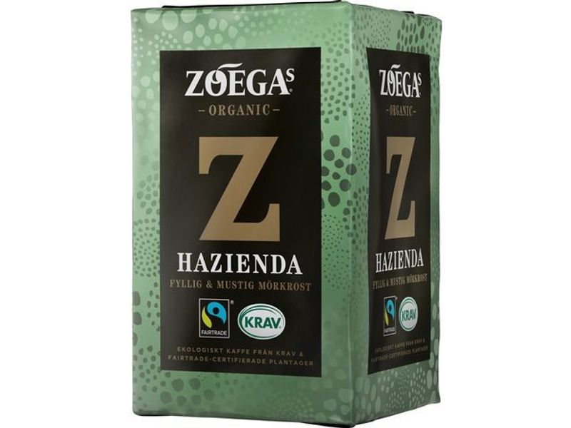 Kaffe ZOÉGAS Hazienda ekologiskt 450g