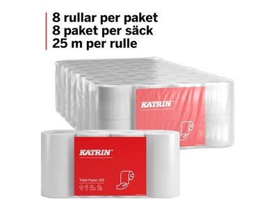 Toalettpapper KATRIN 200 64/fp