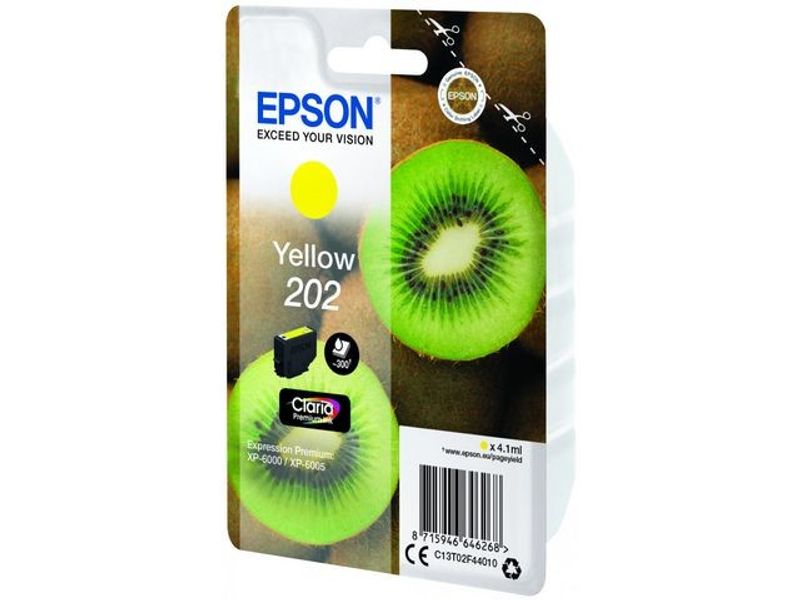 Bläckpatron EPSON T202 gul