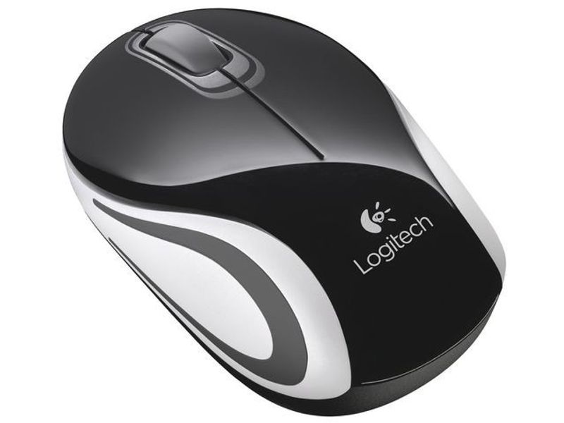 Mus LOGITECH M187 Mini Trådlös Svart